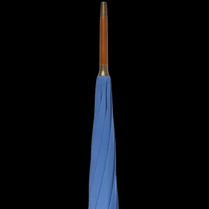 Fox Umbrellas Umbrellas | Azur Blue Light Whangee Handle Umbrella