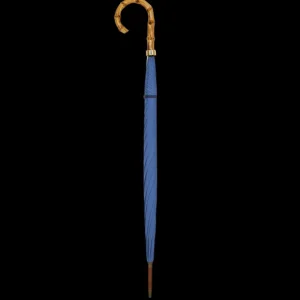 Fox Umbrellas Umbrellas | Azur Blue Light Whangee Handle Umbrella