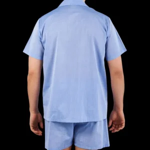 Derek Rose Loungewear | Batiste Blue Amalfi Cotton Short Pyjamas