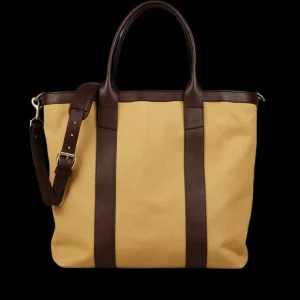 Frank Clegg Tote Bags | Beige Cotton Canvas Tall Tote