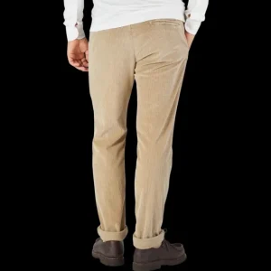 Incotex Trousers | Beige Cotton Corduroy Slacks Chinos