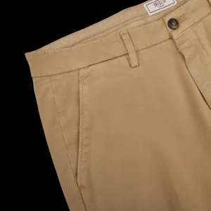 Briglia Trousers | Beige Cotton Stretch Bg62 Casual Chinos