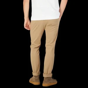 Briglia Trousers | Beige Cotton Stretch Bg62 Casual Chinos