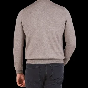 Gran Sasso Sweaters | Beige Extra Fine Merino Crew Neck