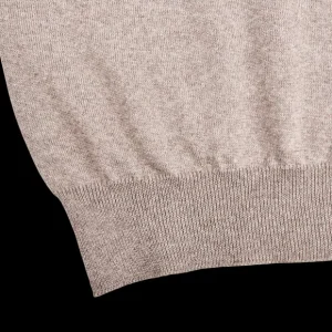 Gran Sasso Knitwear | Beige Extra Fine Merino Roll Neck