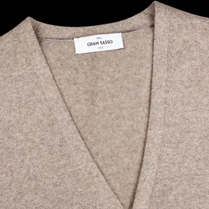 Gran Sasso Knitwear | Beige Extra Fine Merino Wool Vest