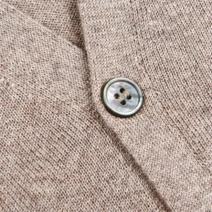 Gran Sasso Knitwear | Beige Extra Fine Merino Wool Vest