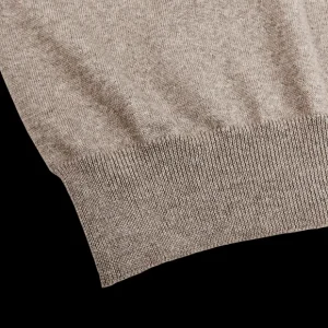 Gran Sasso Knitwear | Beige Extra Fine Merino Wool Polo Shirt