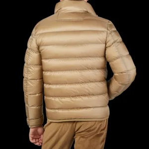 Ten C Outerwear | Beige Nylon Down Padded Liner Jacket