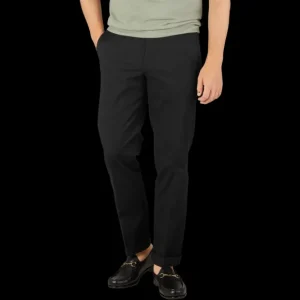 Hiltl Trousers | Black Cotton Stretch Regular Fit Chinos