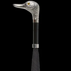 Fox Umbrellas Umbrellas | Black Duck Head Handle Umbrella