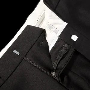 Oscar Jacobson Trousers | Black Duke Tuxedo Trousers