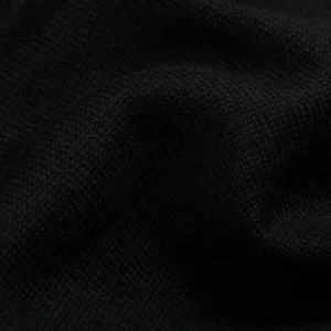 Gran Sasso Knitwear | Black Extra Fine Merino Crew Neck