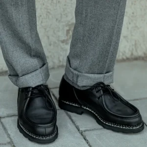 Paraboot Derbies | Black Lis Noir Leather Michael Derbies