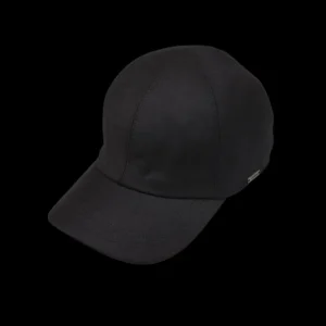 Wigéns Hats | Black Loro Piana Wool Cashmere Baseball Cap