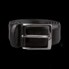 Andersons Belts | Black Plain Leather 35Mm Belt