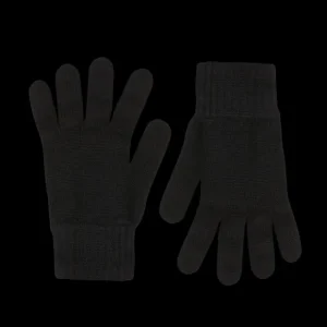 William Lockie Gloves | Black Pure Cashmere Gloves