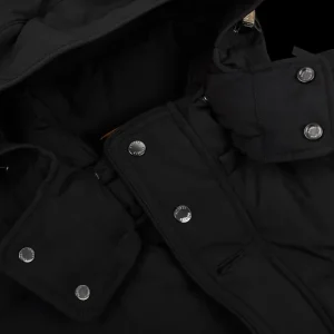 Moorer Coats & Jackets | Black Technical Nylon Down Padded Parka