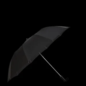 Fox Umbrellas Umbrellas | Black Telescopic Dark Maple Handle Umbrella