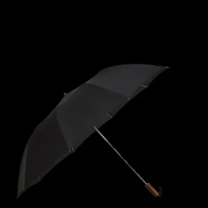 Fox Umbrellas Umbrellas | Black Telescopic Light Maple Handle Umbrella