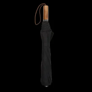 Fox Umbrellas Umbrellas | Black Telescopic Light Maple Handle Umbrella