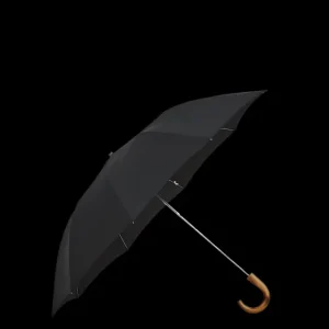 Fox Umbrellas Umbrellas | Black Telescopic Maple Handle Umbrella