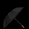 Fox Umbrellas Umbrellas | Black Telescopic Whangee Handle Umbrella