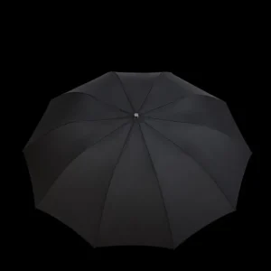 Fox Umbrellas Umbrellas | Black Telescopic Whangee Handle Umbrella