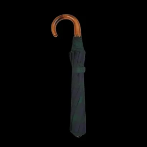 Fox Umbrellas Umbrellas | Black Watch Telescopic Maple Handle Umbrella