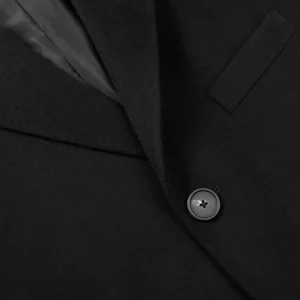 Tagliatore Coats & Jackets | Black Wool Cashmere Tailored Coat