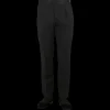 Studio 73 Trousers | Black Wool Mohair Tuxedo Trousers