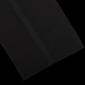 Baltzar Sartorial Trousers | Black Wool Mohair Tuxedo Pleated Trousers