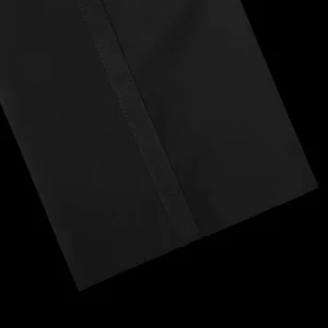 Baltzar Sartorial Trousers | Black Wool Mohair Tuxedo Flat Front Trousers