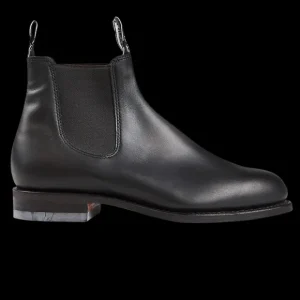 R.M. Williams Boots | Black Yearling Leather Wentworth G Boots