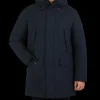 Save The Duck Coats & Jackets | Blue Black Padded Wilson Arctic Parka