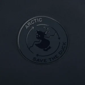 Save The Duck Coats & Jackets | Blue Black Padded Wilson Arctic Parka
