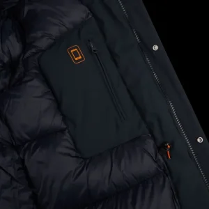 Save The Duck Coats & Jackets | Blue Black Padded Wilson Arctic Parka