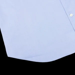 Tintoria Mattei Shirts | Blue Cotton Oxford Casual Shirt