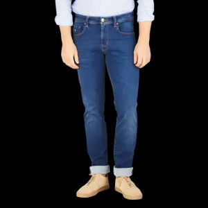 Tramarossa Jeans | Blue Cotton Super Stretch Michelangelo Jeans