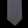 Gierre Milano Ties | Blue Green Geometrical Printed Silk Tie