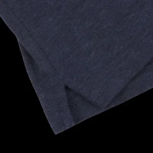 Gran Sasso Shirts | Blue Melange Cotton Cashmere Popover