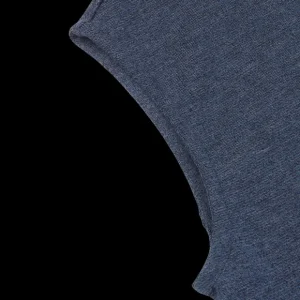 Maurizio Baldassari Outerwear | Blue Melange Knitted Virgin Wool Gilet