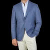 Eduard Dressler Blazers | Blue Melange Wool Blend Senderik Blazer