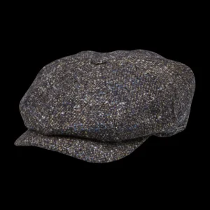 Wigéns Hats | Blue Melange Wool Ivy Contemporary Cap