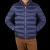 Ten C Coats & Jackets | Blue Nylon Down Padded Liner Jacket