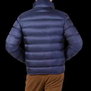 Ten C Coats & Jackets | Blue Nylon Down Padded Liner Jacket