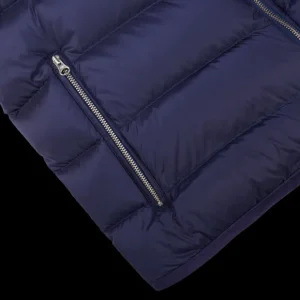 Ten C Coats & Jackets | Blue Nylon Down Padded Liner Jacket