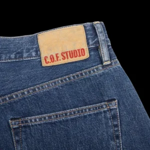 C.O.F Studio Jeans | Blue Organic Kurioki Cotton M7 6X Jeans