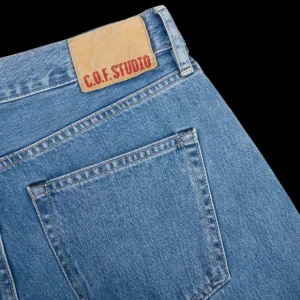 C.O.F Studio Jeans | Blue Organic Kurioki Cotton M7 9X Jeans