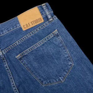C.O.F Studio Jeans | Blue Organic Kurioki Cotton M6 6X Jeans